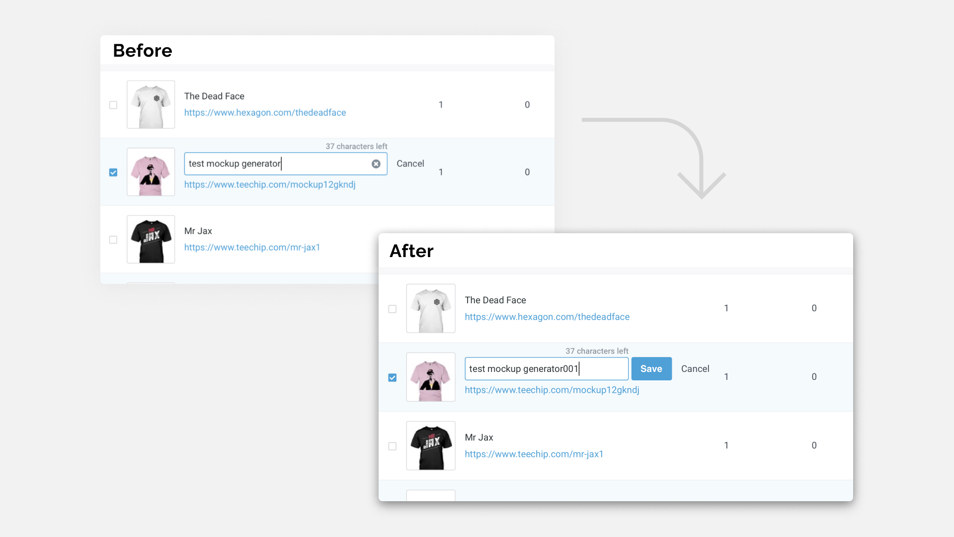 user testing for campaign list view